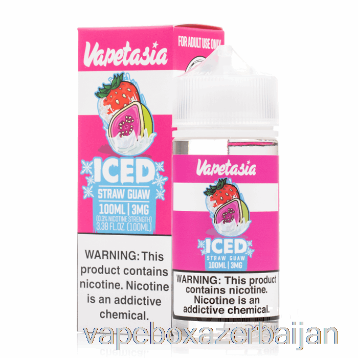 Vape Baku ICED Straw Guaw - Vapetasia - 100mL 0mg